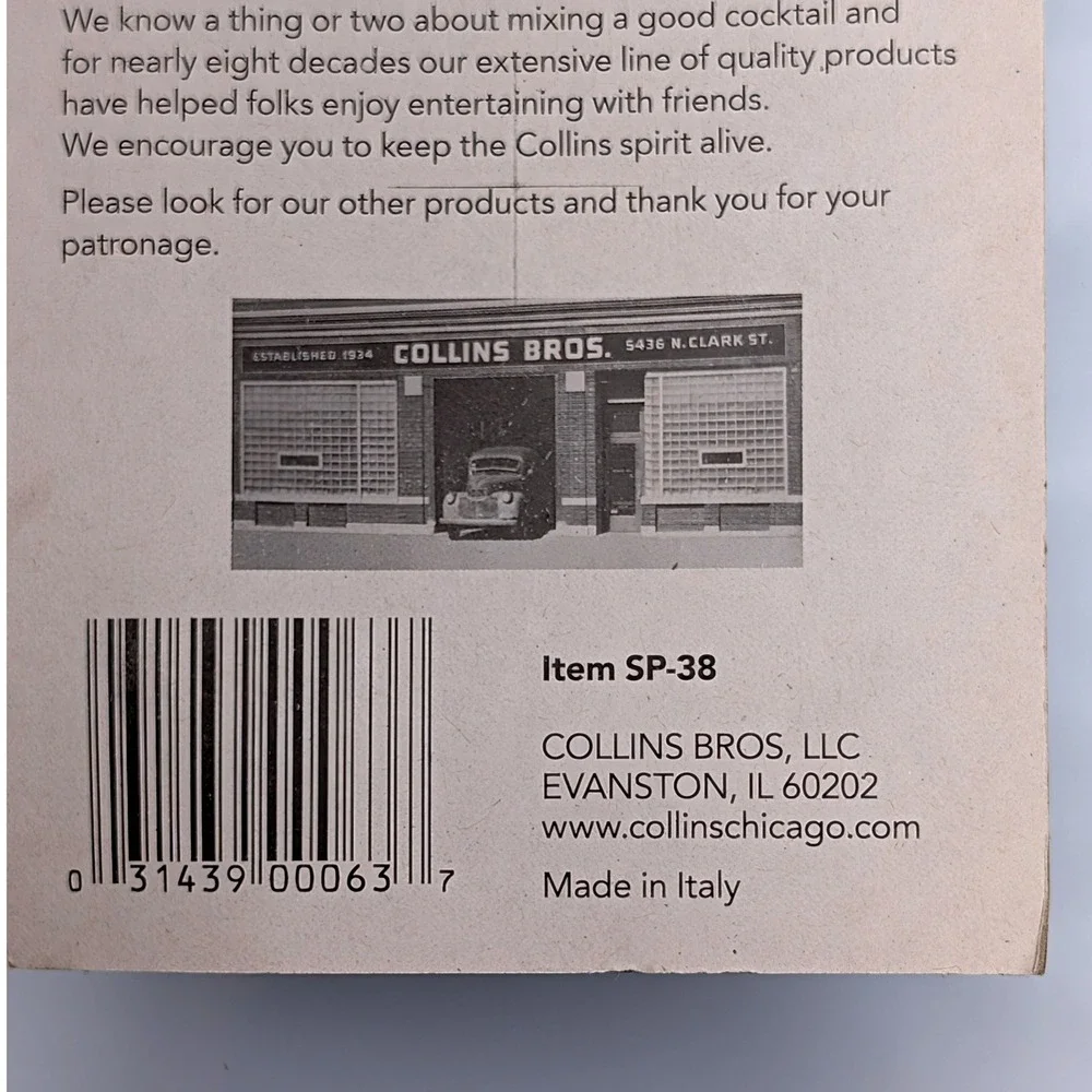 Collins Metal Lever‎ Wine Bottle Stoppers SP-38 Made in Italy Blue White 2 Pack